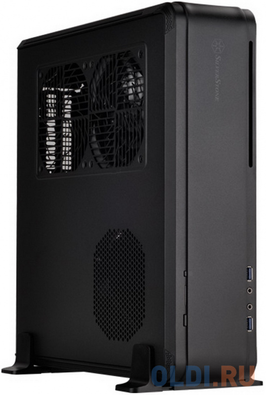 

Корпус mini-ITX SilverStone Fortress Без БП чёрный