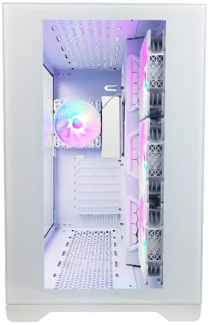 Корпус ATX Powercase Tempered Glass Без БП белый фото