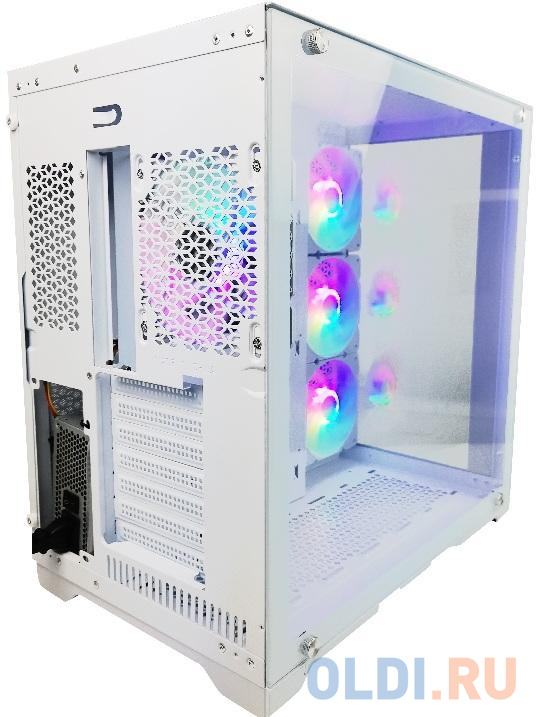 Корпус ATX Powercase Tempered Glass Без БП белый фото