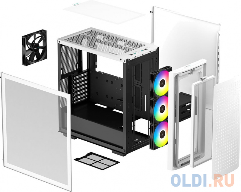 Корпус ATX Deepcool CK560 WH Без БП белый фото