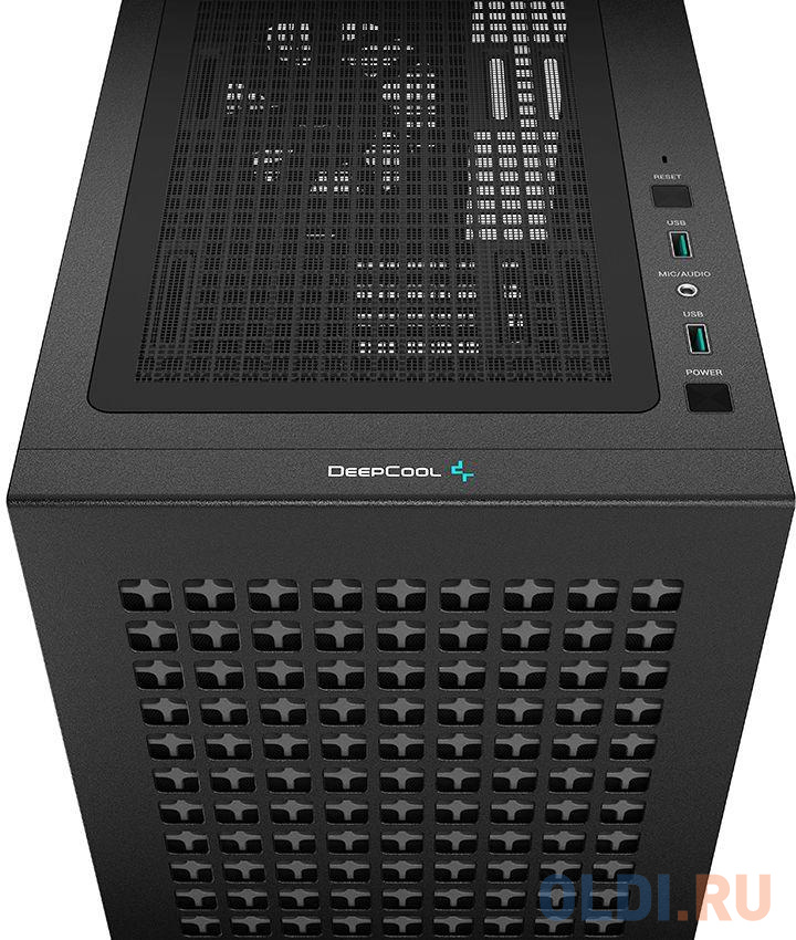 Корпус microATX Deepcool CH370 Без БП чёрный корпус microatx foxline fz 015 sx450r u32 450 вт чёрный