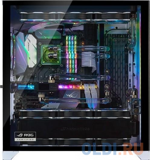 Корпус E-ATX Lian Li PC-O11 Dynamic Без БП чёрный белый фото
