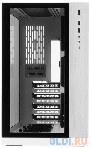 Корпус ATX Lian Li PC-O11 Dynamic White Без БП чёрный белый тепловентилятор ballu bfh c 29 1500 вт белый чёрный