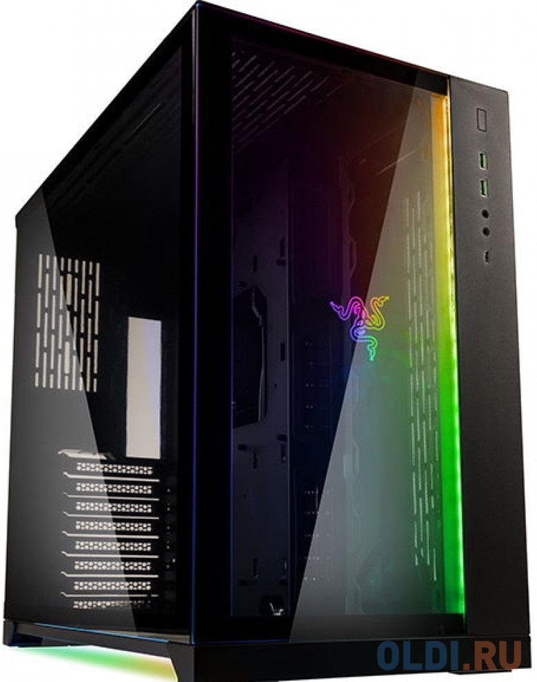 Корпус E-ATX Lian Li PC-O11 Dynamic Razer Edition Без БП чёрный ets f40 bk argb f40 argb edition