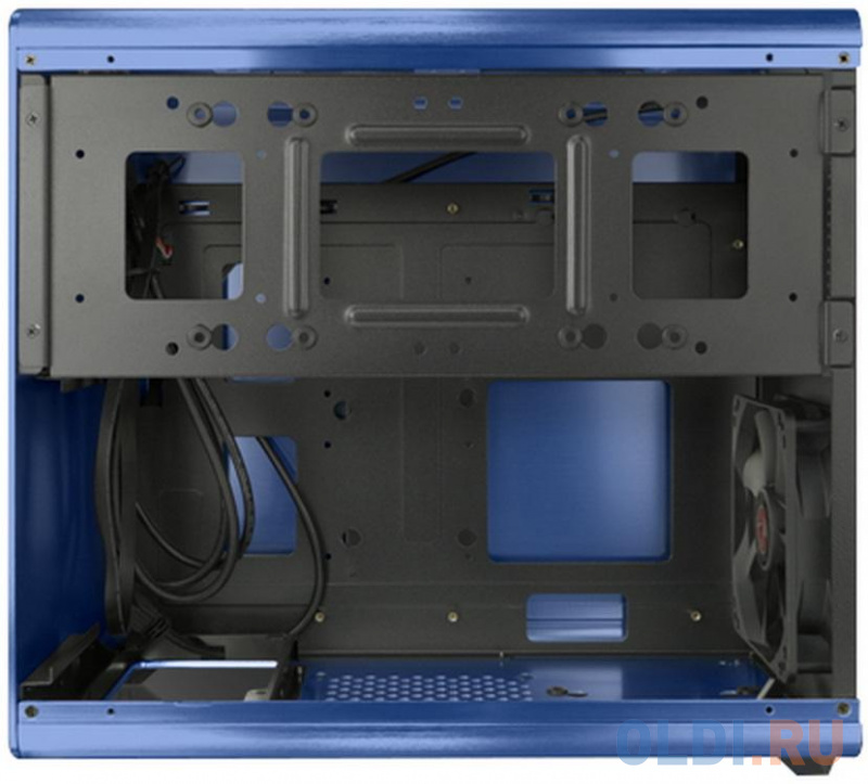 Корпус microATX RAIJINTEK Styx Без БП синий фото