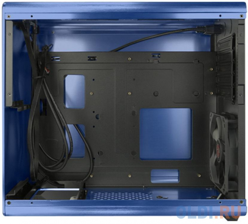 Корпус microATX RAIJINTEK Styx Без БП синий фото