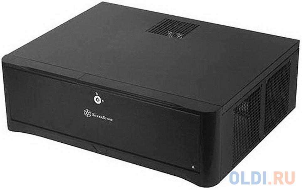 SST-GD06B Grandia HTPC Micro ATX Computer Case, Silent High Airflow Performance, 2x 3.5 Inch Hot Swap Drive Bay, lockable, black xc 12t converts 1 x 5 25 drive bay to 2 x 2 5 hot swap bays supporting sas and sata interface