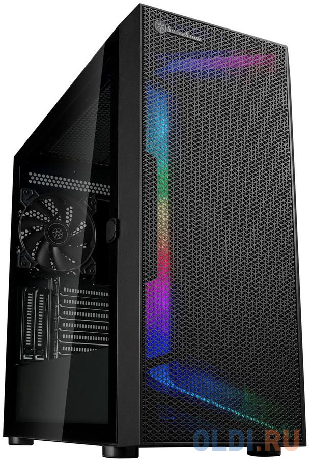 Корпус ATX SilverStone SST-SEH1B-G Без БП чёрный