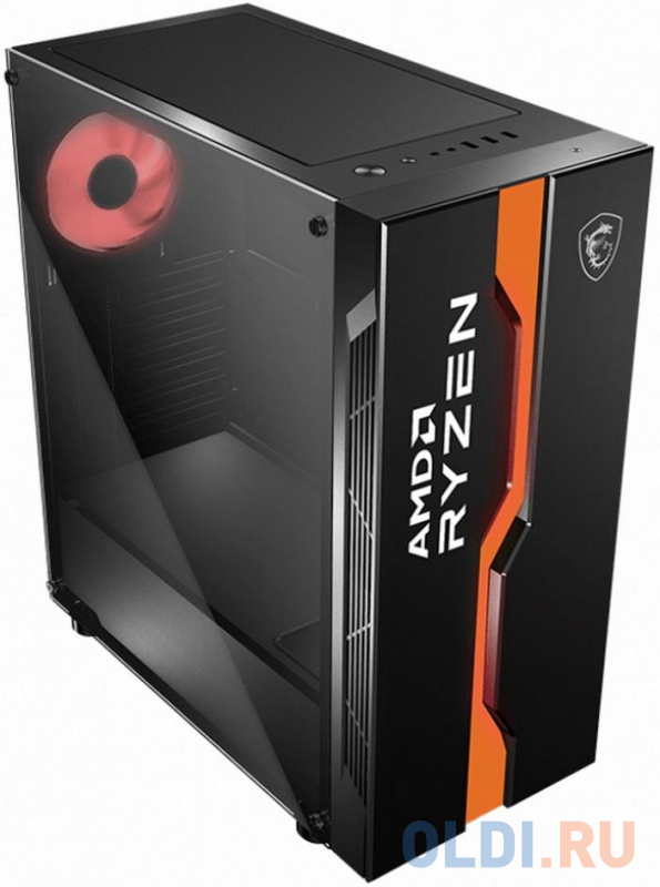 MAG VAMPIRIC 011C Mid-Tower, Micro-ATX, Mini-ITX, Standard-ATX, USB 2.0 Type-A, USB 3.2 Gen1 Type-A (652647) фото