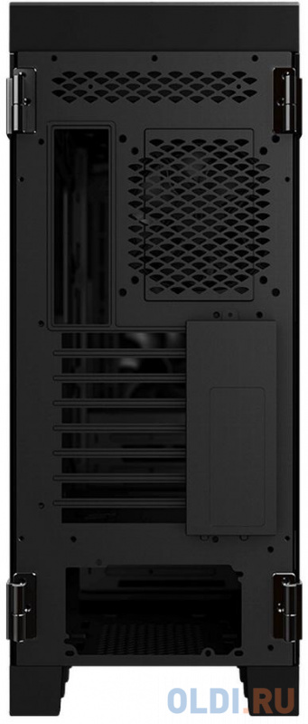 MPG SEKIRA 500G  1xTypeC, 4xUSB 3.0, 2x200mm Black Fan, 1x120mm Black Fan, Aluminum with Gold Color, Tempered Glass Window, Color Box фото