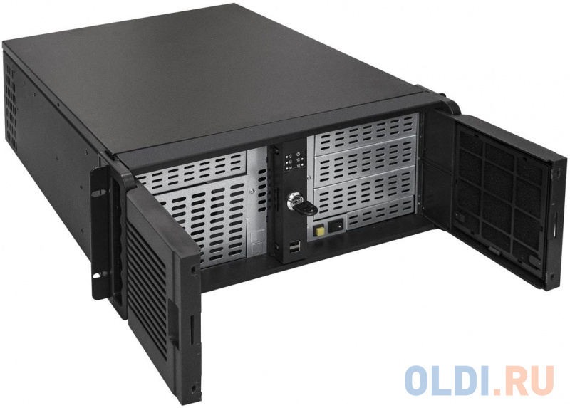 Серверный корпус 4U Exegate Pro 4U480-15 500 Вт чёрный фото