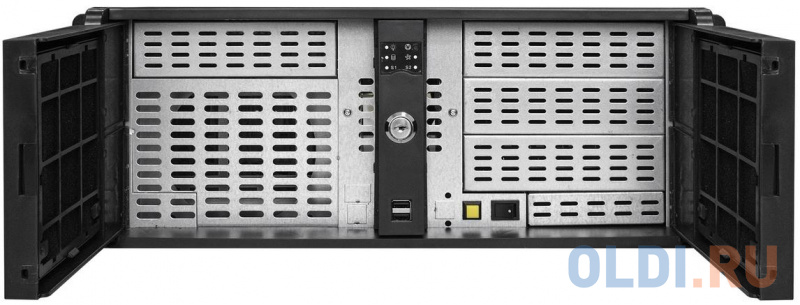 Серверный корпус 4U Exegate Pro 4U480-15 500 Вт чёрный фото