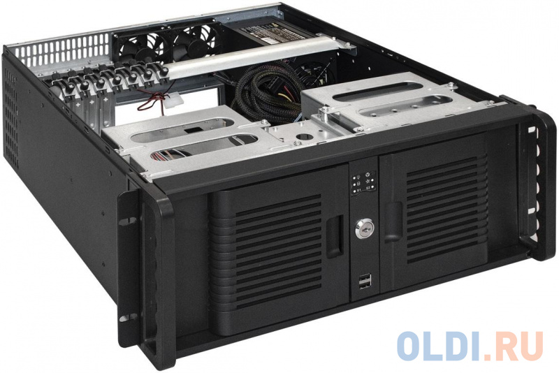Серверный корпус 4U Exegate Pro 4U480-15 500 Вт чёрный фото