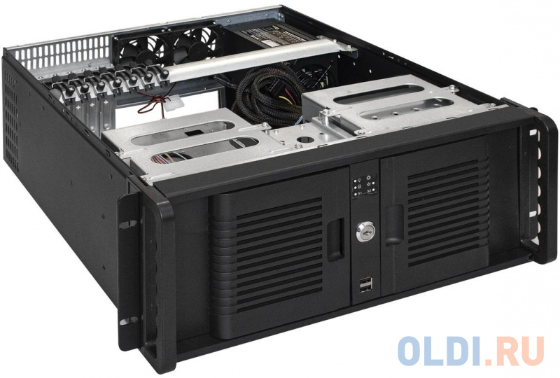 Серверный корпус 4U Exegate Pro 4U480-15 700 Вт чёрный фото