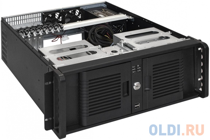 Серверный корпус 4U Exegate Pro 4U480-15 800 Вт чёрный фото