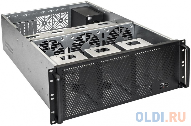 Серверный корпус ExeGate Pro 4U650-18 <RM 19", высота 4U, глубина 650, БП 1200RADS, USB> фото