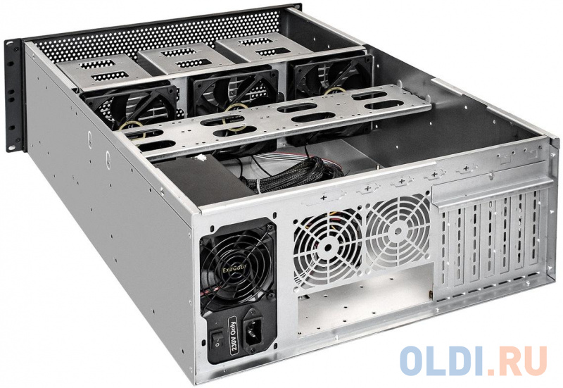 Серверный корпус ExeGate Pro 4U650-18 <RM 19", высота 4U, глубина 650, БП 1200RADS, USB> фото