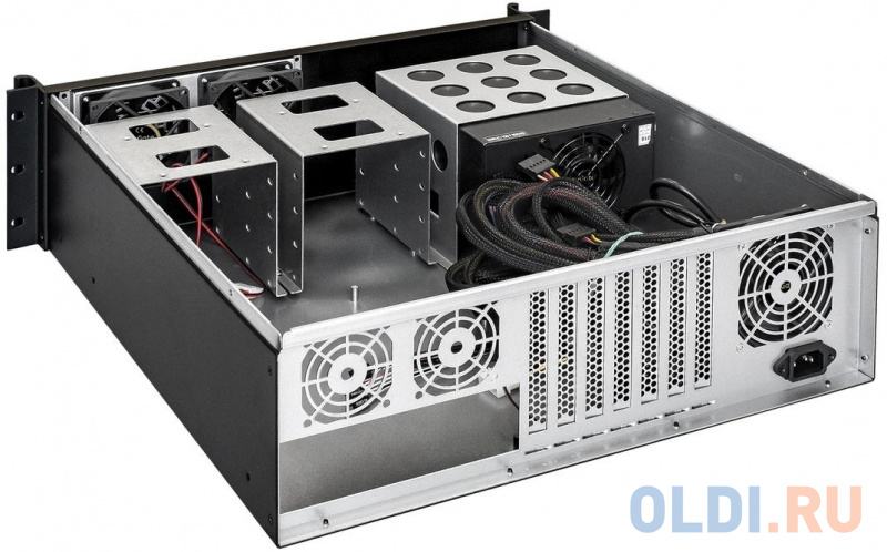 Серверный корпус ExeGate Pro 3U450-08 <RM 19", высота 3U, глубина 450, БП 800RADS, USB> фото