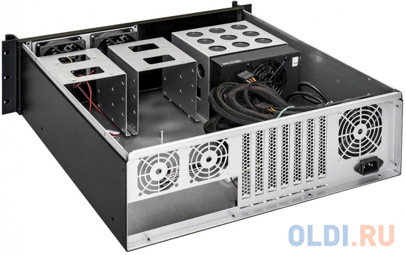 Серверный корпус ExeGate Pro 3U450-08 <RM 19", высота 3U, глубина 450, БП 1200RADS, USB> фото
