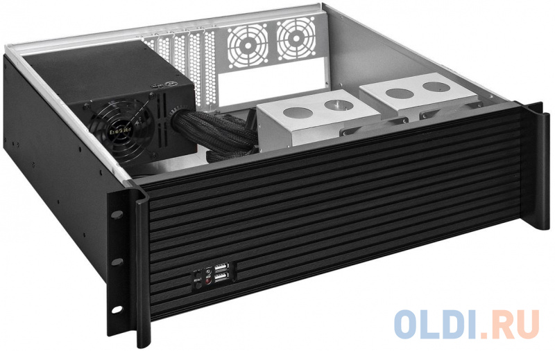 Серверный корпус ExeGate Pro 3U390-11 <RM 19", высота 3U, глубина 390, БП 700RADS, USB> фото