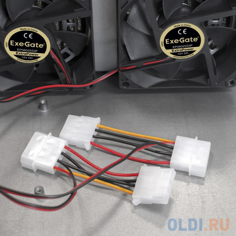 Серверный корпус ExeGate Pro 2U300-04 <RM 19", высота 2U, глубина 300, без БП, USB> фото