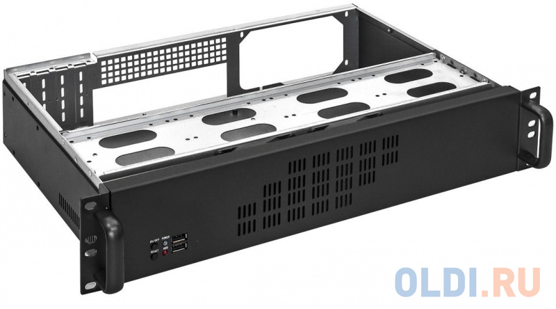 Серверный корпус ExeGate Pro 2U300-04 <RM 19", высота 2U, глубина 300, без БП, USB> фото