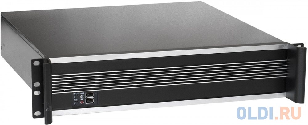 Серверный корпус ExeGate Pro 2U450-09 &lt;RM 19", высота 2U, глубина 450, БП 1000ADS, 2*USB&gt; - EX293329RUS
