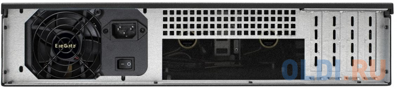 Серверный корпус ExeGate Pro 2U480-HS06 <RM 19", высота 2U, глубина 480, БП 1100ADS, 6xHotSwap, USB> фото