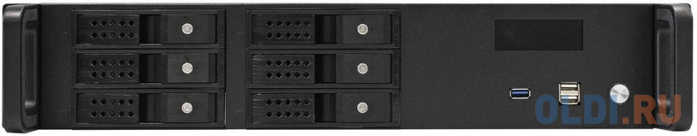 Серверный корпус ExeGate Pro 2U480-HS06 <RM 19", высота 2U, глубина 480, БП 900ADS, 6xHotSwap, USB> фото