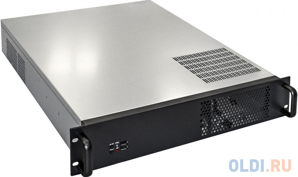 Серверный корпус ExeGate Pro 2U550-08 &lt;RM 19", высота 2U, глубина 550, БП 1000ADS, 2*USB&gt; - EX293342RUS