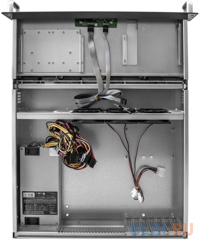 Серверный корпус ExeGate Pro 2U550-HS08 <RM 19", высота 2U, глубина 550, БП 1U-1000ADS, 8xHotSwap, USB> фото