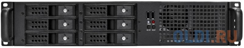 Серверный корпус ExeGate Pro 2U660-HS06 <RM 19", высота 2U, глубина 660, БП 700ADS, 6xHotSwap, USB> фото