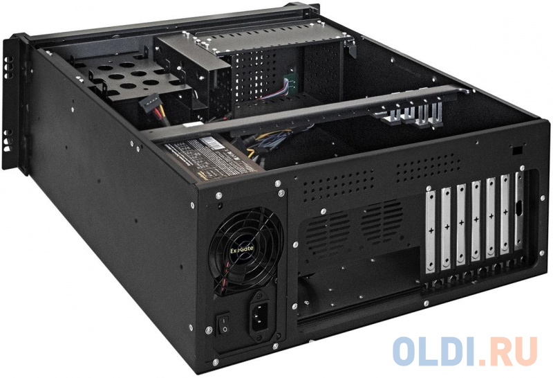 Серверный корпус ExeGate Pro 4U450-26/4U4020S <RM 19", высота 4U, глубина 450, БП 1200RADS, USB> фото