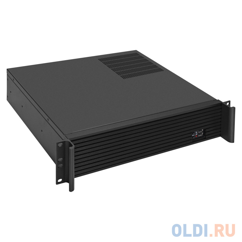 Серверный корпус ExeGate Pro 2U350-03 &lt;RM 19", высота 2U, глубина 350, БП 1200ADS, USB&gt; - EX293319RUS