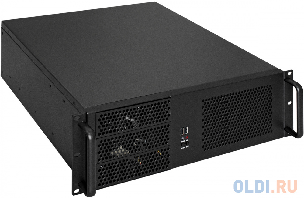 Серверный корпус ExeGate Pro 3U390-08 &lt;RM 19", высота 3U, глубина 390, БП 600RADS, USB&gt; - EX293185RUS