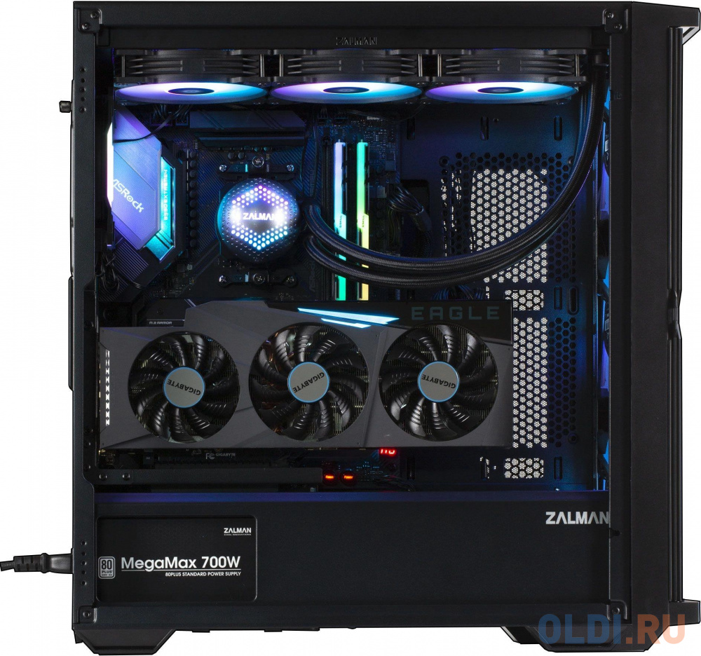 Корпус ATX Zalman Z10 PLUS Без БП чёрный фото