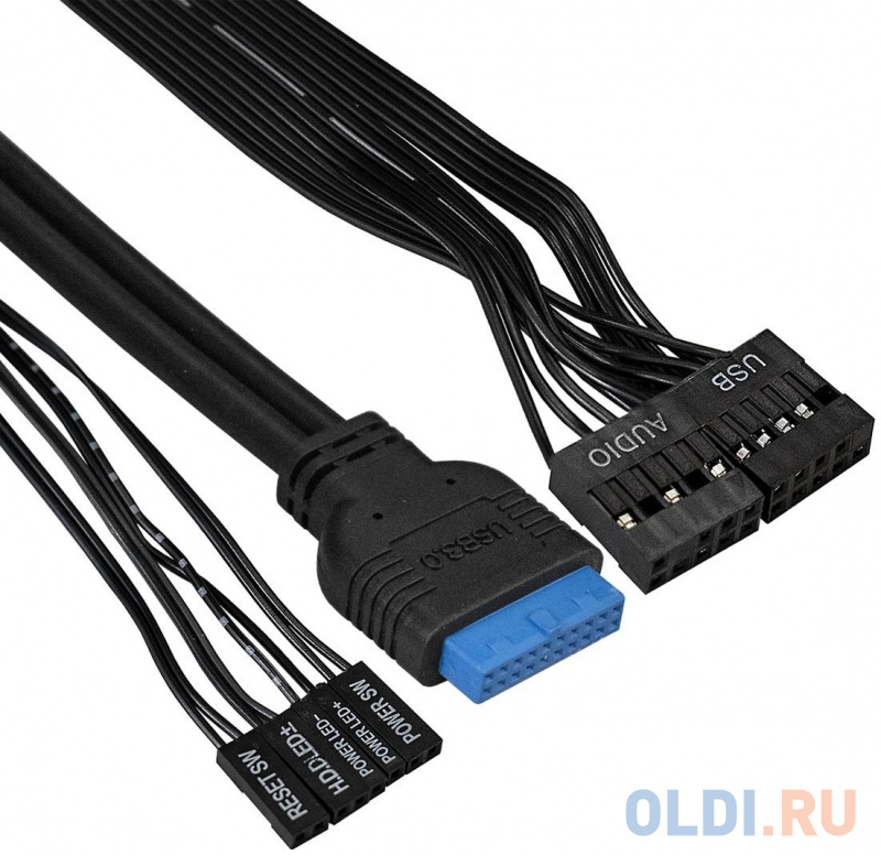 Корпус Miditower ExeGate XP-340U-XP450 (ATX, XP450 с вент. 12см, 1*USB+2*USB3.0, аудио) фото