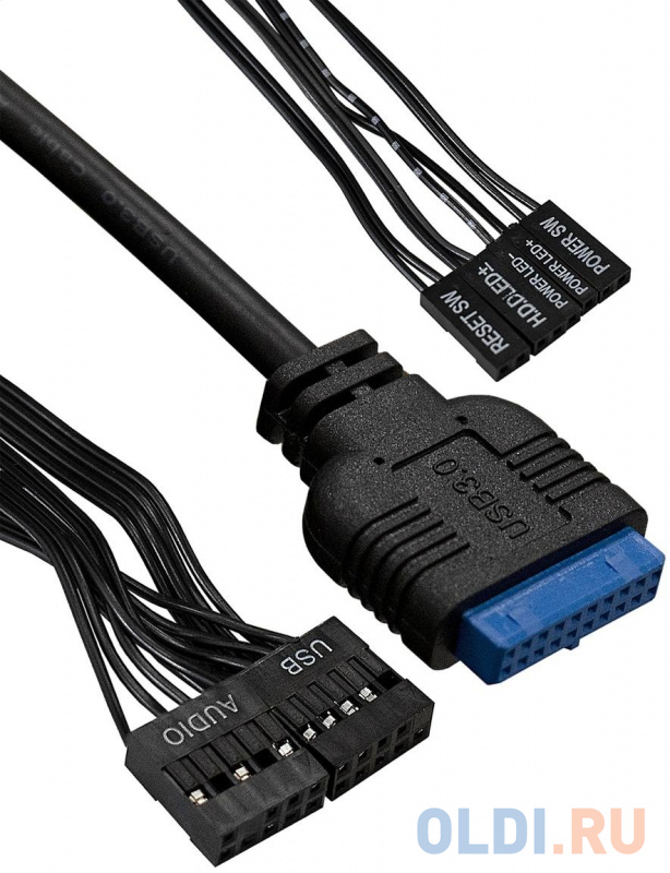 Корпус Miditower ExeGate CP-606U-AB500 (ATX, AB500 с вент. 8см, 1*USB+1*USB3.0, аудио) фото