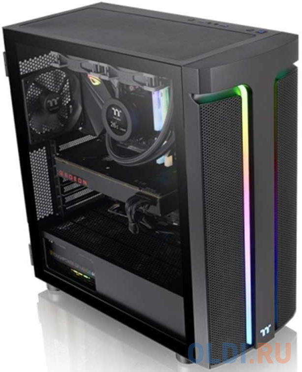 Case Tt H590 TG ARGB  [CA-1X4-00M1WN-00]  E-ATX / win / black / no PSU / Tempered Glass фото