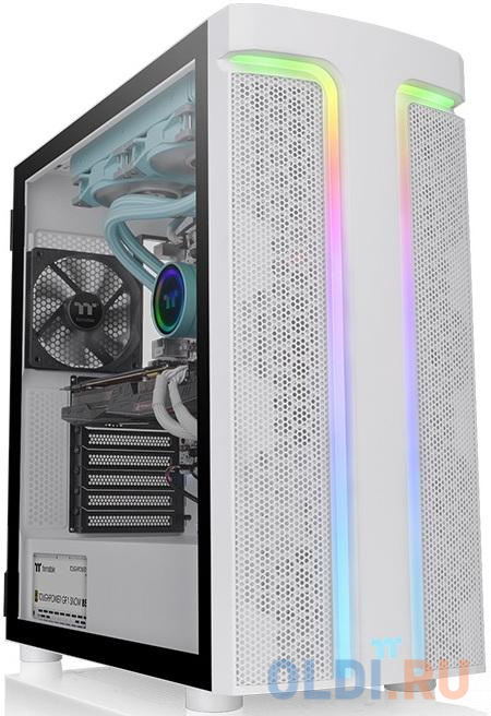 

Case Tt H590 TG ARGB [CA-1X4-00M6WN-00] E-ATX / win / white / no PSU / Tempered Glass