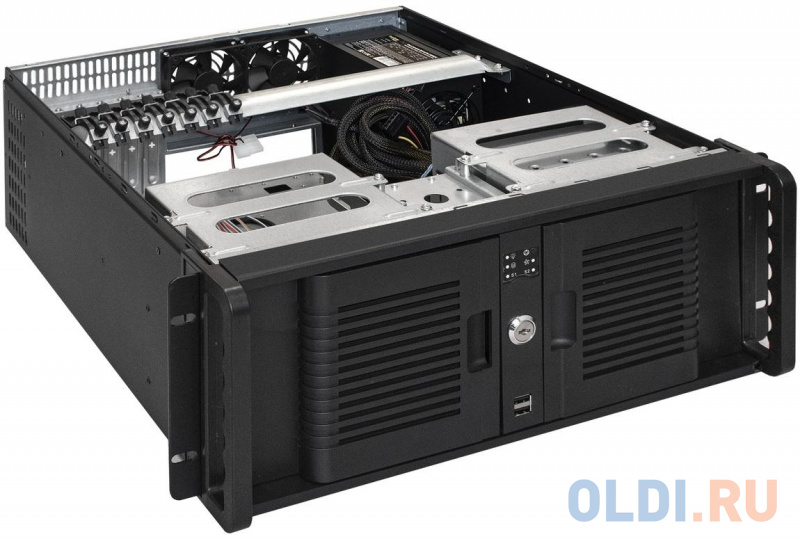 Серверный корпус ExeGate Pro 4U480-15/4U4132 <RM 19", высота 4U, глубина 480, БП 900ADS, USB> фото