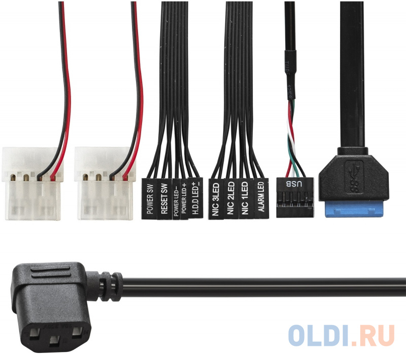 Серверный корпус ExeGate Pro 3U450-09 <RM 19", высота 3U, глубина 450, БП 800RADS, USB> фото
