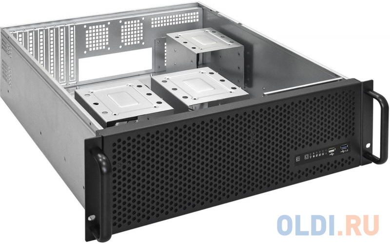 Серверный корпус ExeGate Pro 3U450-09 <RM 19", высота 3U, глубина 450, без БП, USB> фото