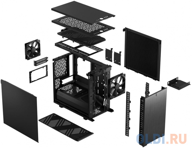 Корпус mini-ITX Fractal Design Define 7 Nano Без БП чёрный Корпус mini-ITX Fractal Design Define 7 Nano Без БП чёрный фото