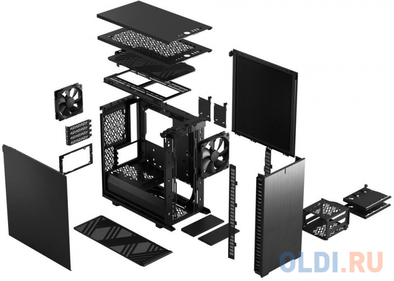 Корпус mini-ITX Fractal Design Define 7 Nano Без БП чёрный Корпус mini-ITX Fractal Design Define 7 Nano Без БП чёрный фото