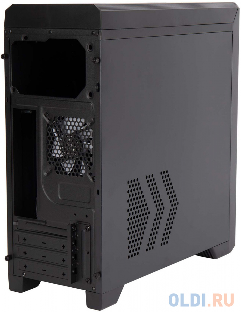 Корпус Hiper A68 черный без БП ATX 1x92mm 2xUSB2.0 1xUSB3.0 audio bott PSU фото