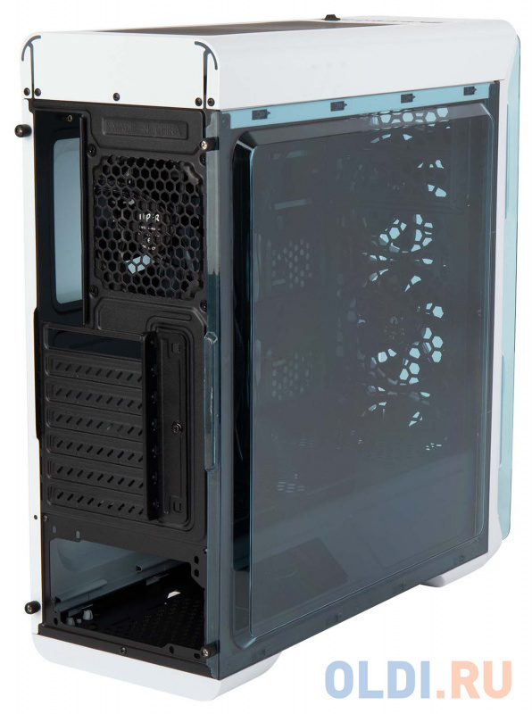 Корпус Hiper OW белый без БП ATX 4x120mm 1x140mm 2xUSB2.0 1xUSB3.0 audio bott PSU фото