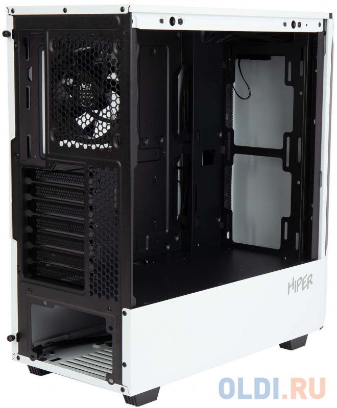 Корпус Hiper PW81 белый без БП ATX 3x120mm 2xUSB2.0 2xUSB3.0 audio bott PSU фото