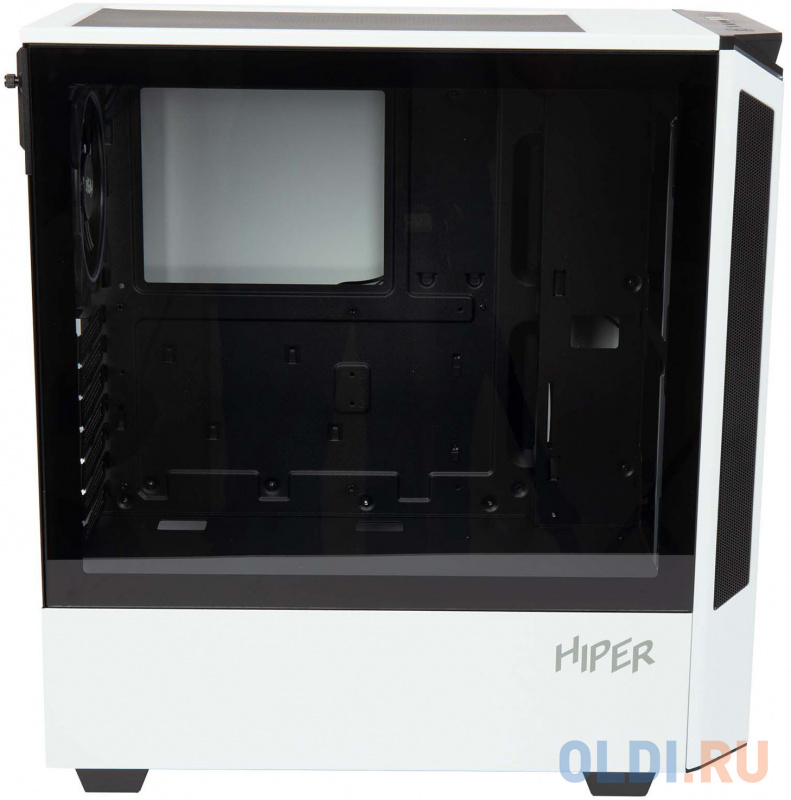 Корпус Hiper PW81 белый без БП ATX 3x120mm 2xUSB2.0 2xUSB3.0 audio bott PSU фото
