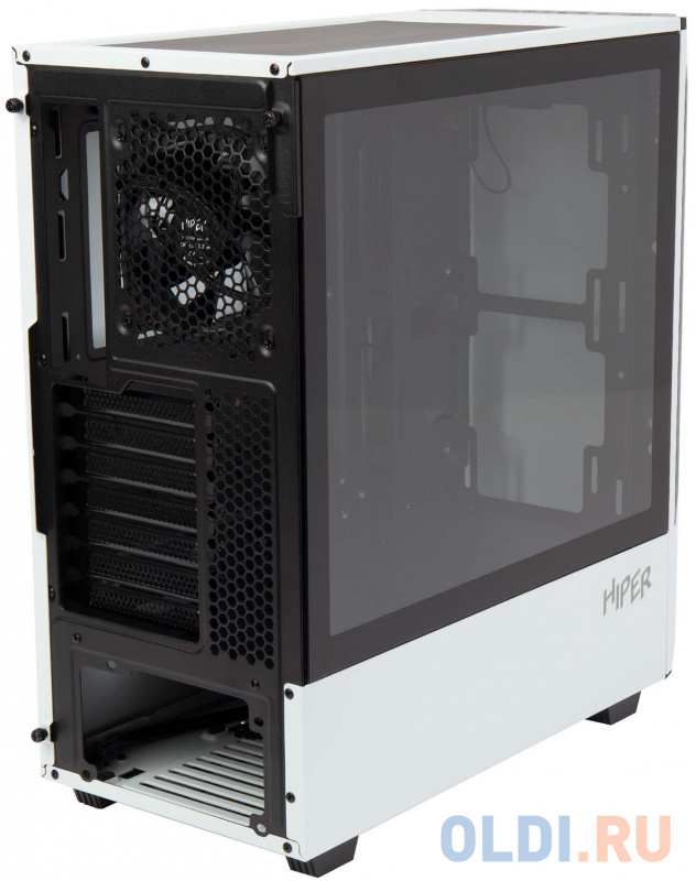 Корпус Hiper PW81 белый без БП ATX 3x120mm 2xUSB2.0 2xUSB3.0 audio bott PSU фото